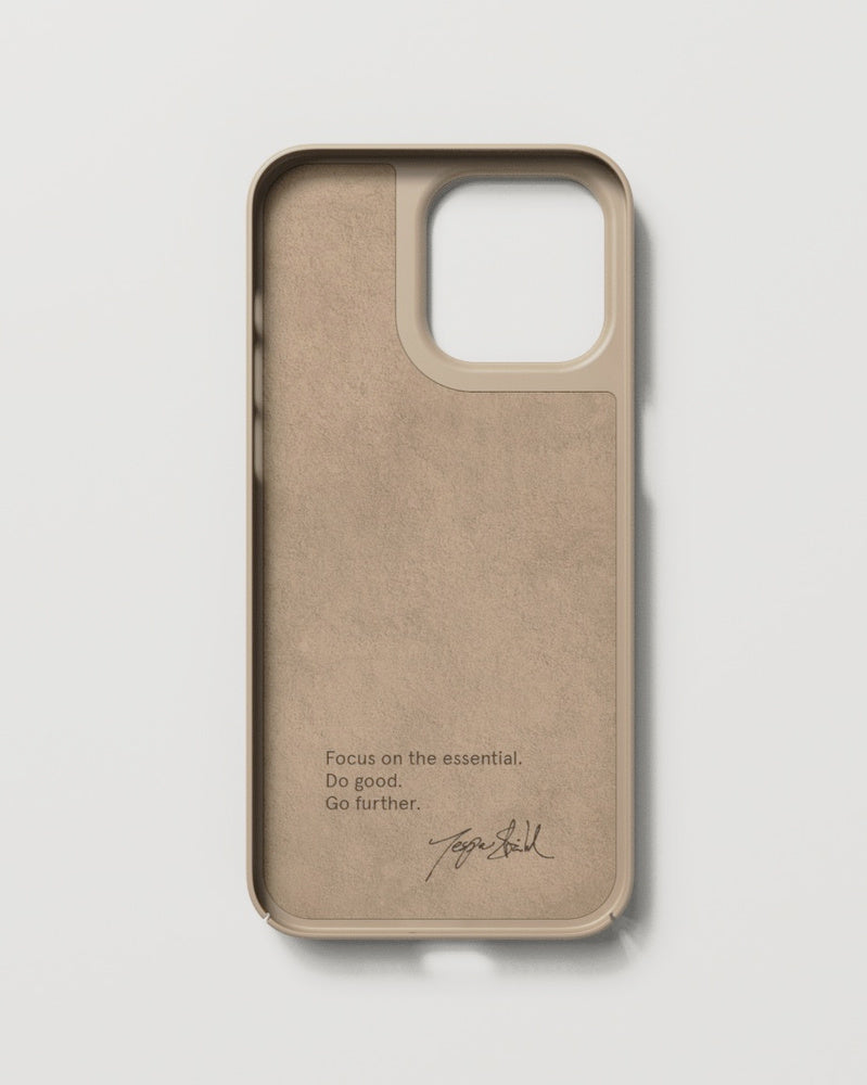 Nudient Thin Case Backcover – für Apple iPhone 14 Pro Max, MagSafe, Kunststoff, Clay Beige