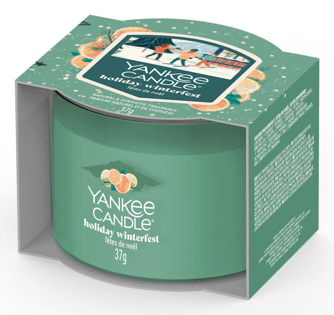 Yankee Candle Duftkerze – Tanne – Ø 5,4 × 4,5 cm – ca. 10 h