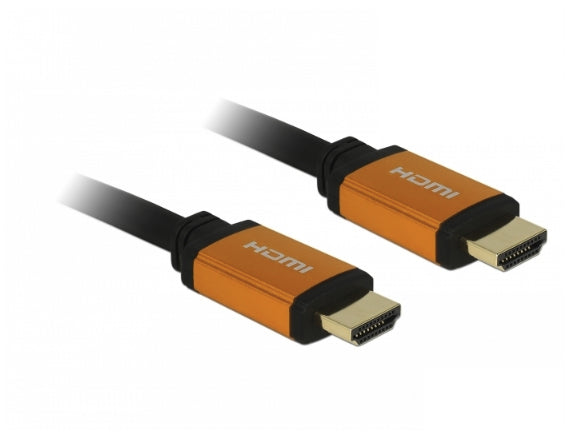 DeLOCK HDMI-Kabel, Schwarz, Gold, 85727, 1 Stück