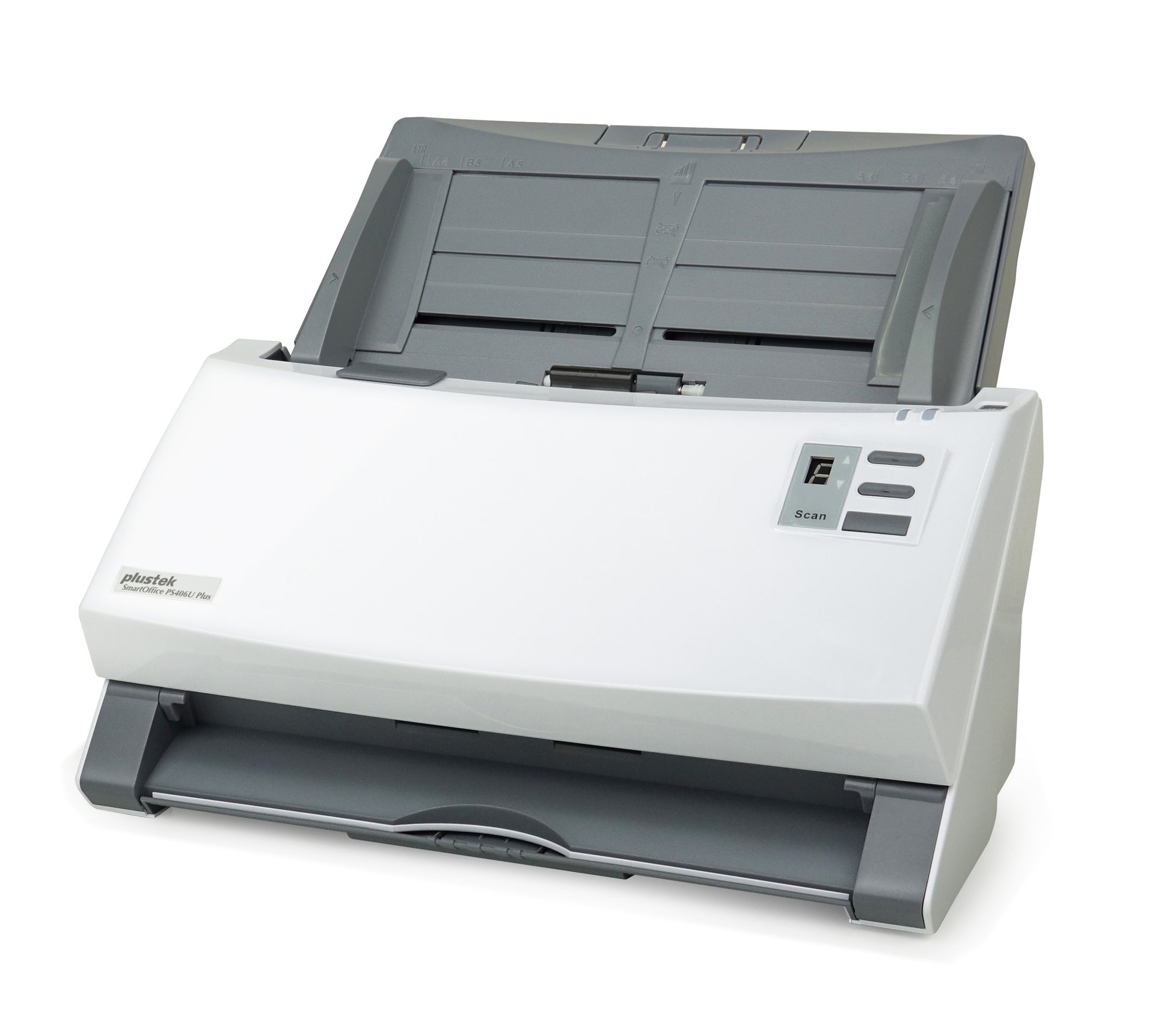 Plustek PS406U Plus – Dokumentenscanner, A4, 40 ppm, 600 dpi, ADF 100 Blatt