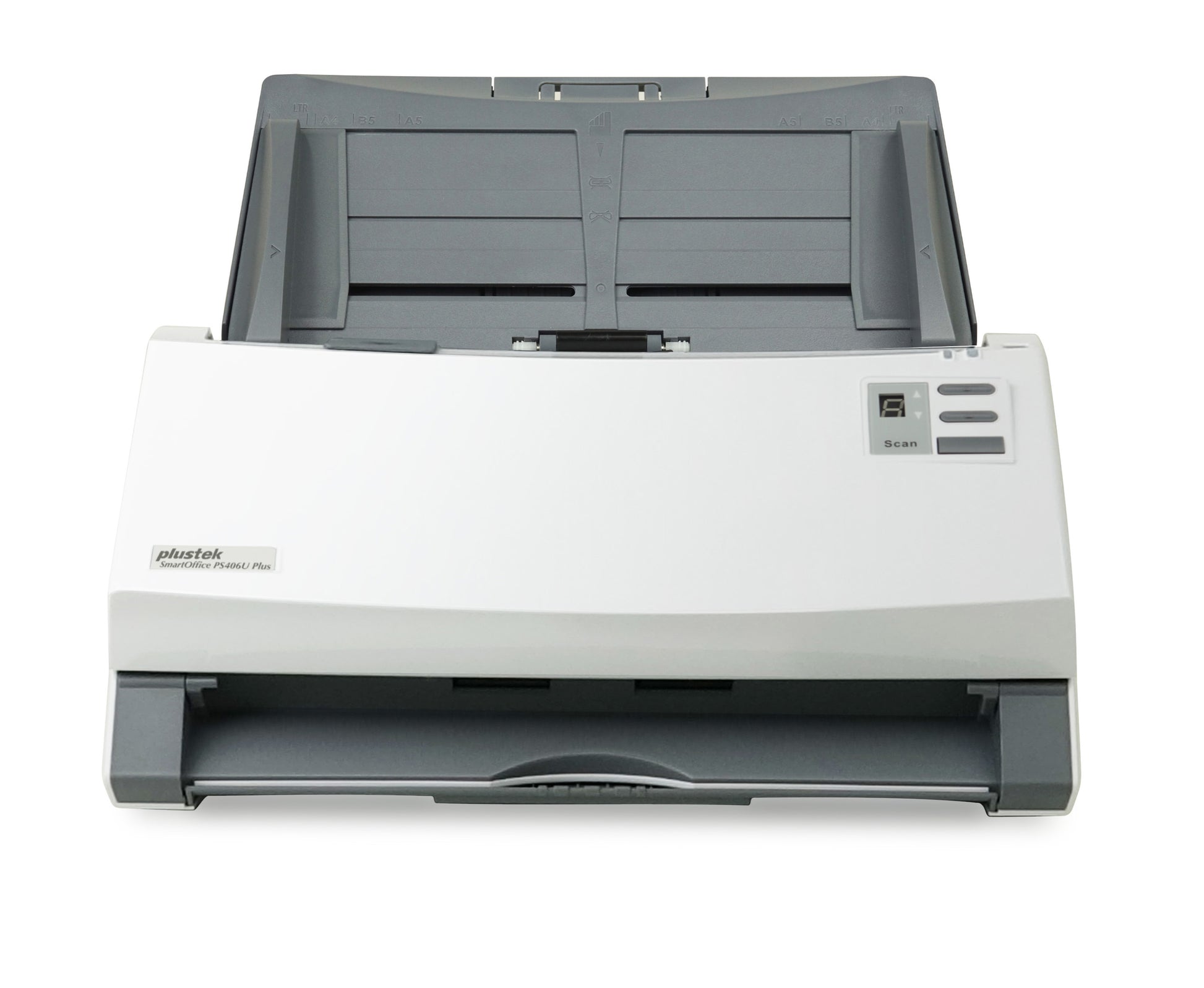 Plustek PS406U Plus – Dokumentenscanner, A4, 40 ppm, 600 dpi, ADF 100 Blatt