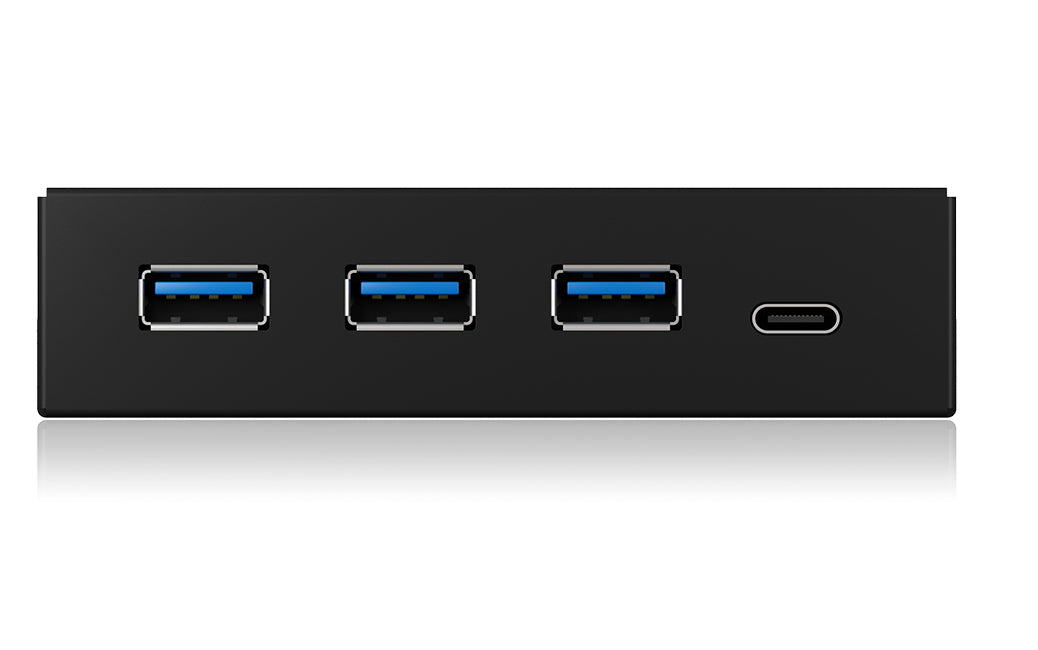 ICY BOX IB-HUB1418-i3 USB-Hub – USB 3.0, 3× USB-A, 1× USB-C