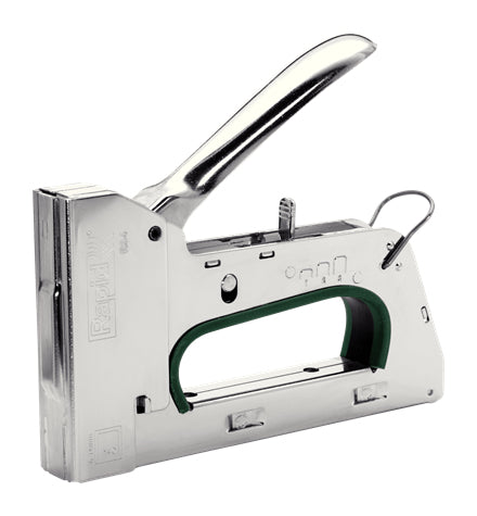Rapid Handtacker R34E – für Klammern Typ 140, 6–14 mm, Feindraht, einstellbare Schlagkraft, Stahl, grau