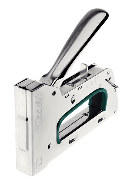 Rapid Handtacker R34E – für Klammern Typ 140, 6–14 mm, Feindraht, einstellbare Schlagkraft, Stahl, grau