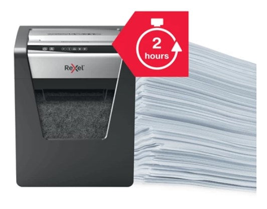 Rexel Momentum M510 – Aktenvernichter, DIN P-5, Partikelschnitt 2 × 15 mm, 10 Blatt, 23 l