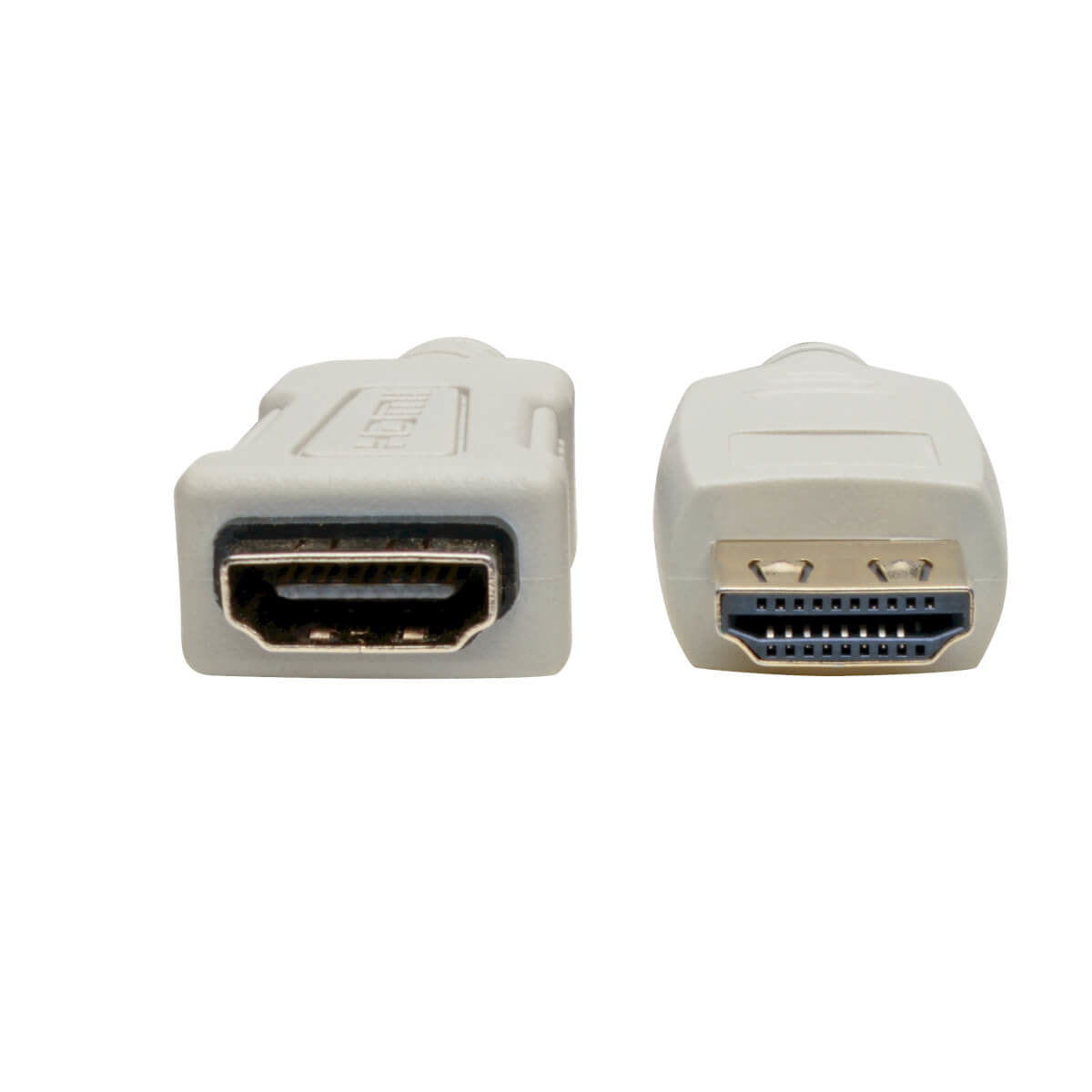 Tripp Lite HDMI Verlängerungskabel HDMI 2.0 4K 60 Hz – 6,09 m – HDR, Ethernet – Beige, Schwarz