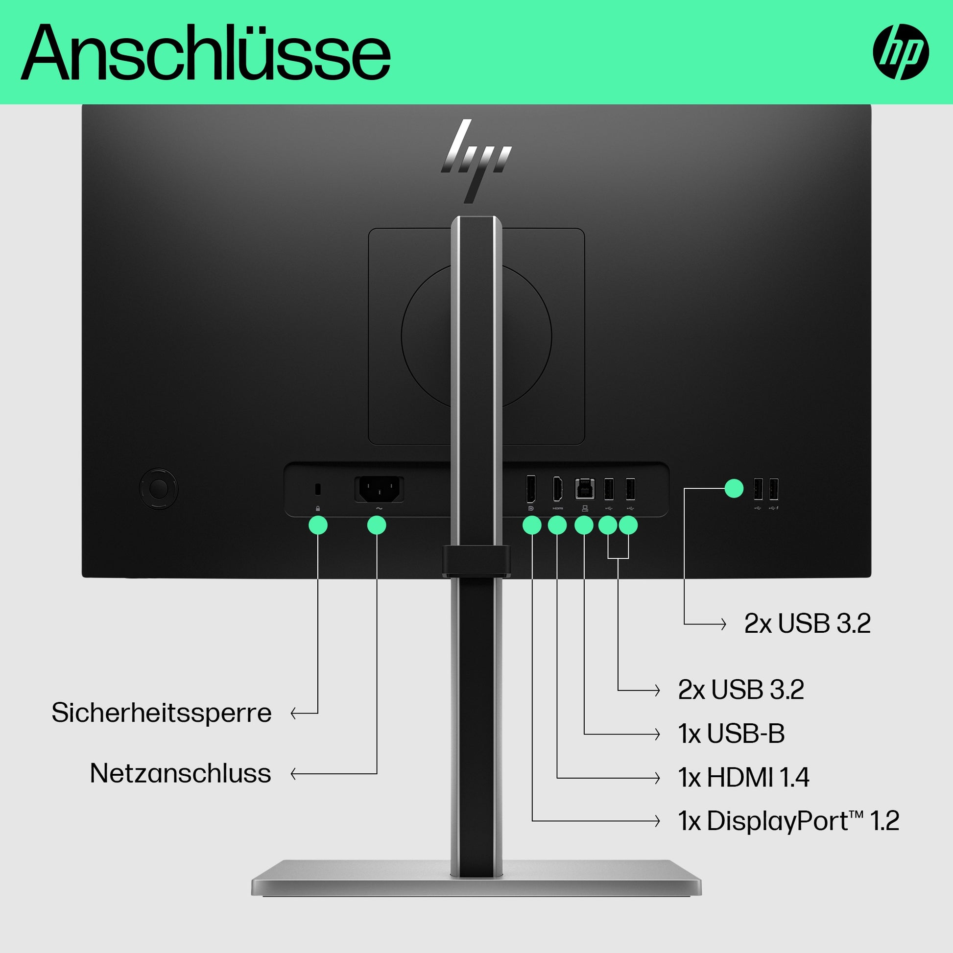 HP E22 G5 (6N4E8AA#ABB) – 21,5", 1920 × 1080 (Full HD), IPS