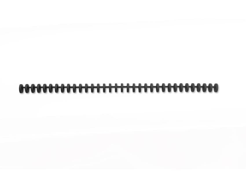 GBC Bindedisc-Ringe – Ø 8 mm, schwarz, Kunststoff – 50 Stk.