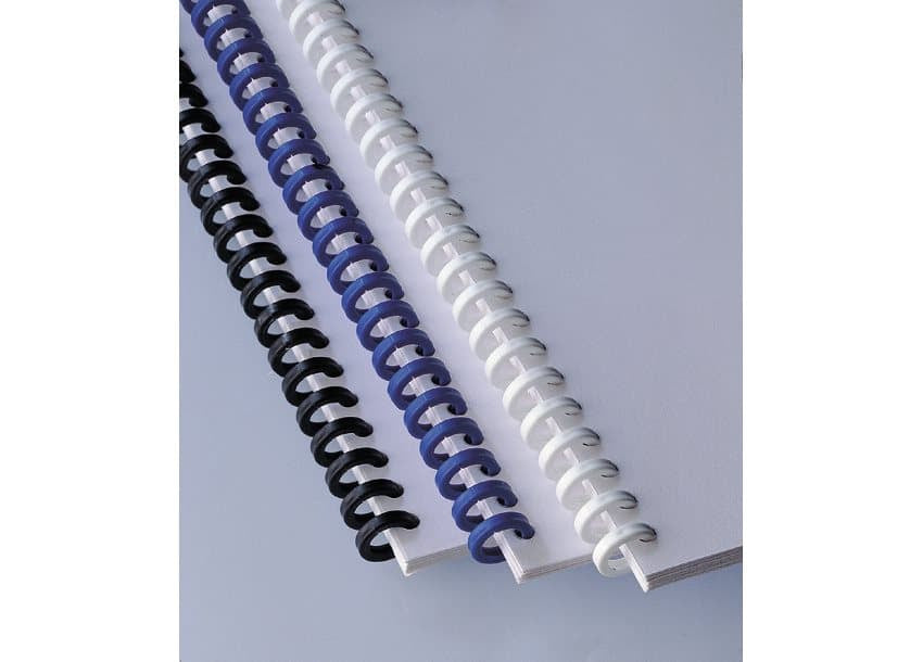 GBC Bindedisc-Ringe – für A4 – Ø 8 mm, weiss, Kunststoff – 50 Stk.