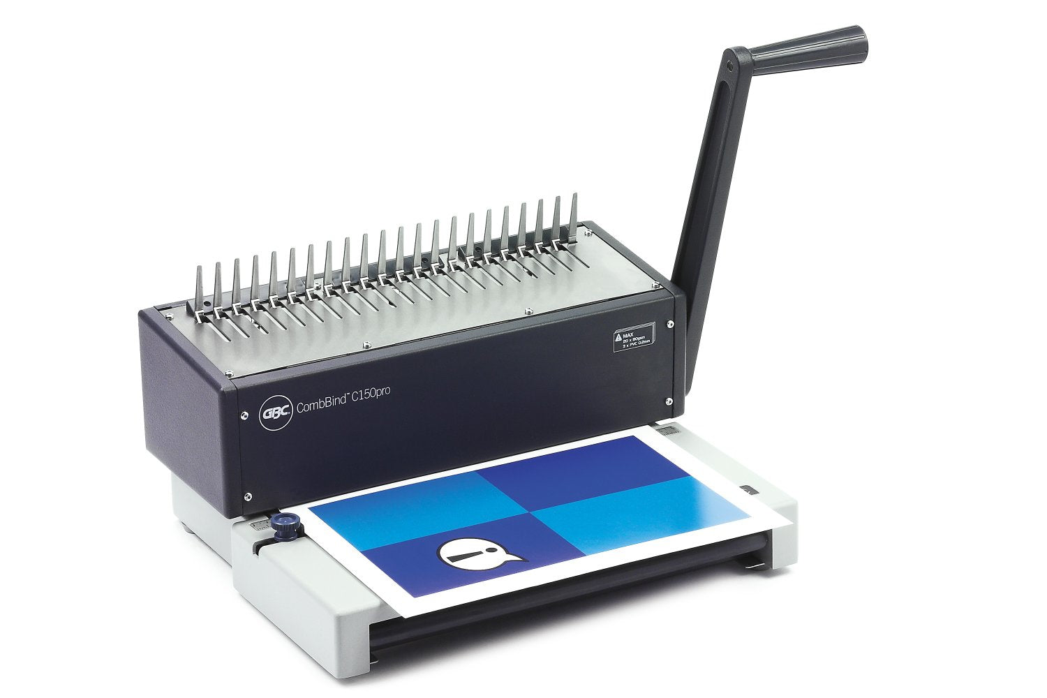 GBC CombBind C150Pro Bindegerät – Plastikbindung, für 21-Loch, A3, bis 20 Blatt