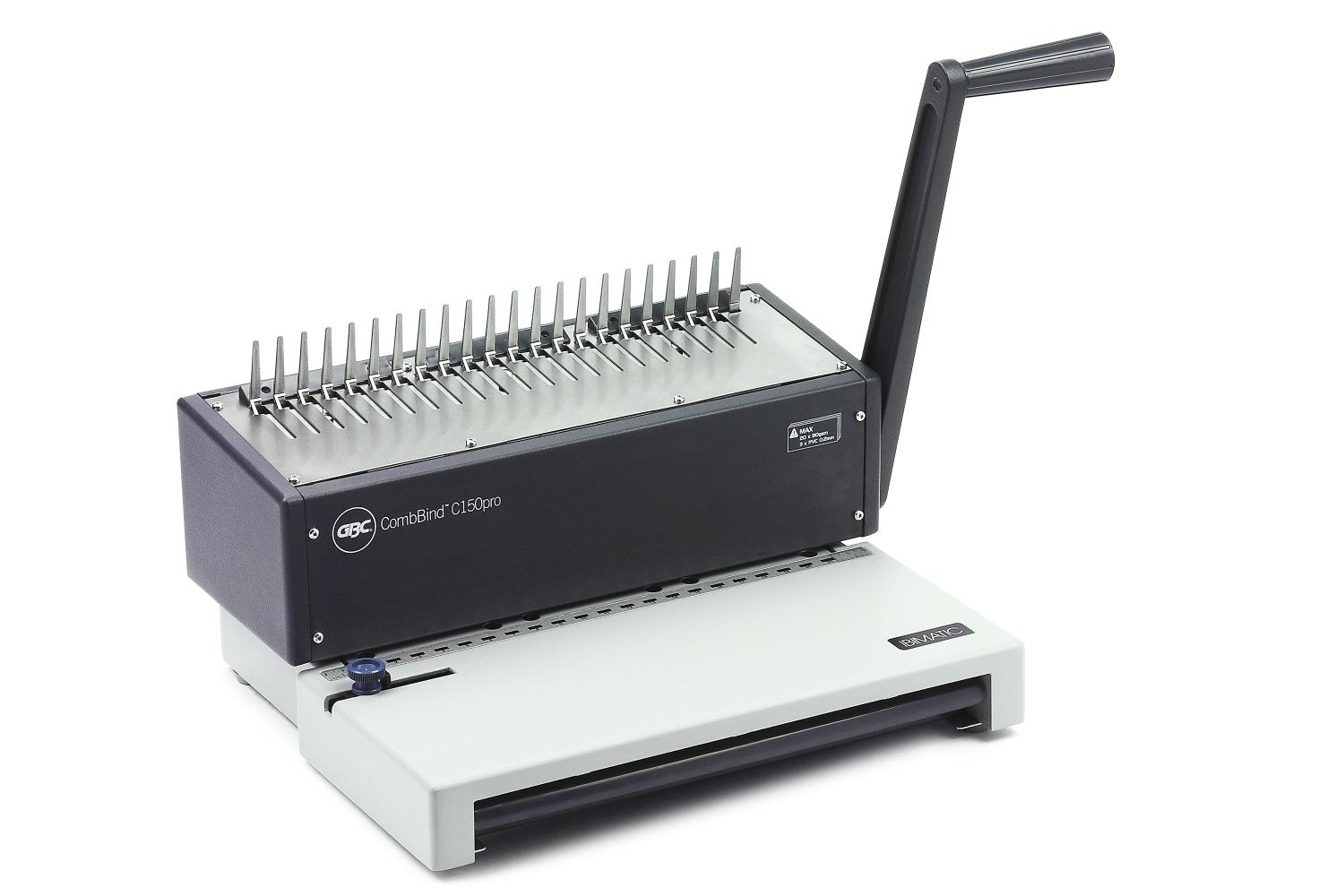 GBC CombBind C150Pro Bindegerät – Plastikbindung, für 21-Loch, A3, bis 20 Blatt