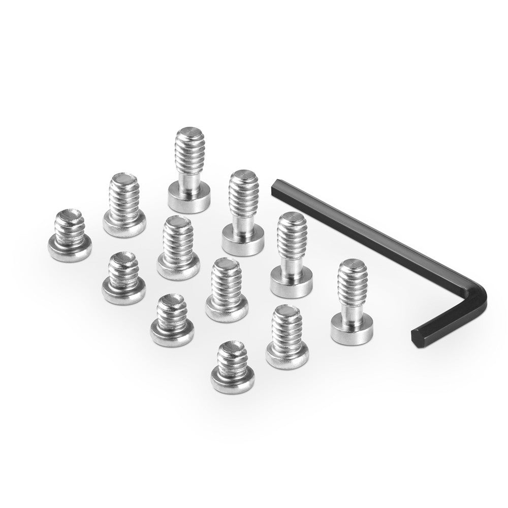 SmallRig 1713 Schraubensatz – 1/4-20" Gewinde – Edelstahl, Silber – 13er-Pack