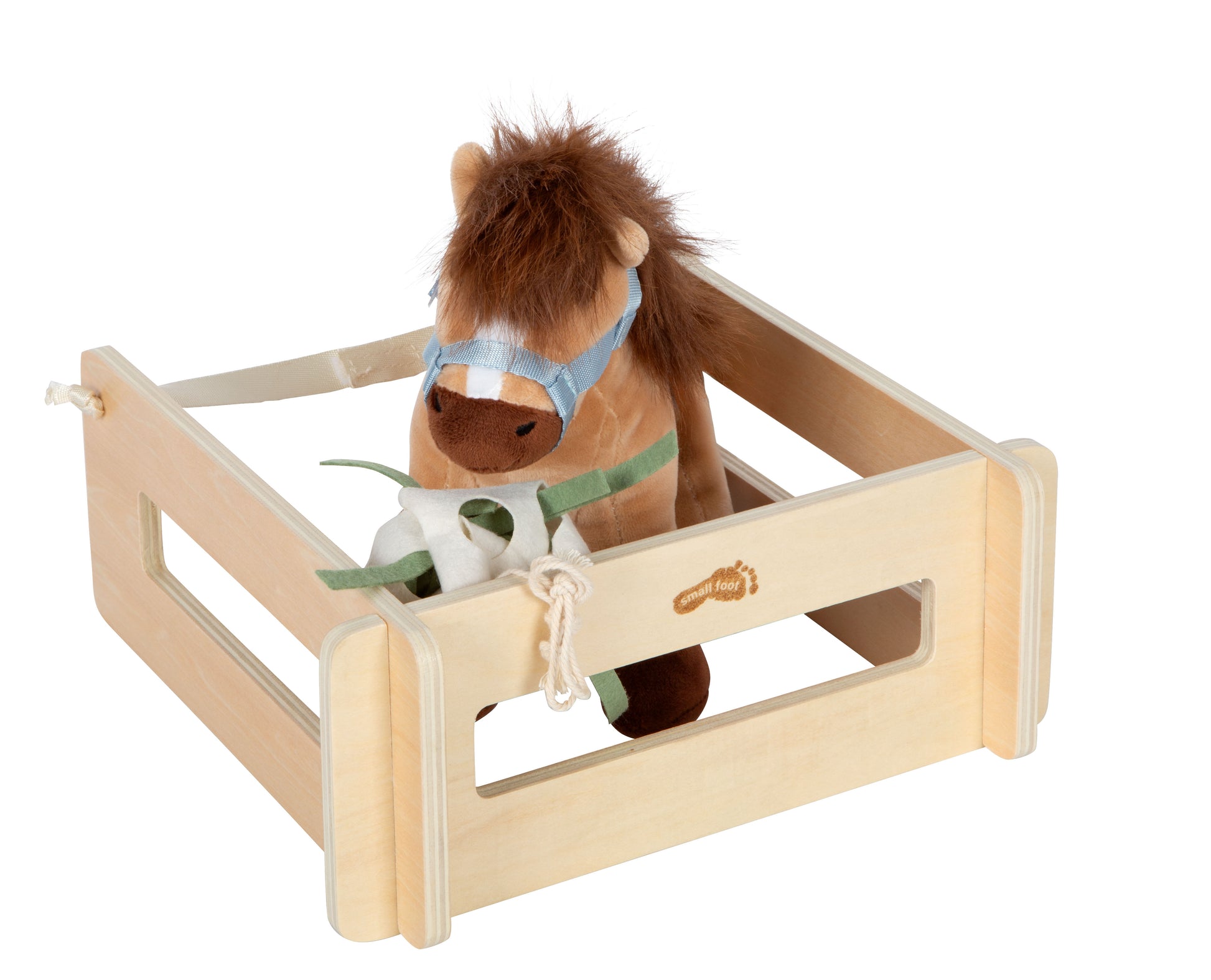 Small foot 12731 Plüschtier Pferd – 30,0 × 26,0 × 18,0 cm – 1 Stück – ab 2 J. – mehrfarbig