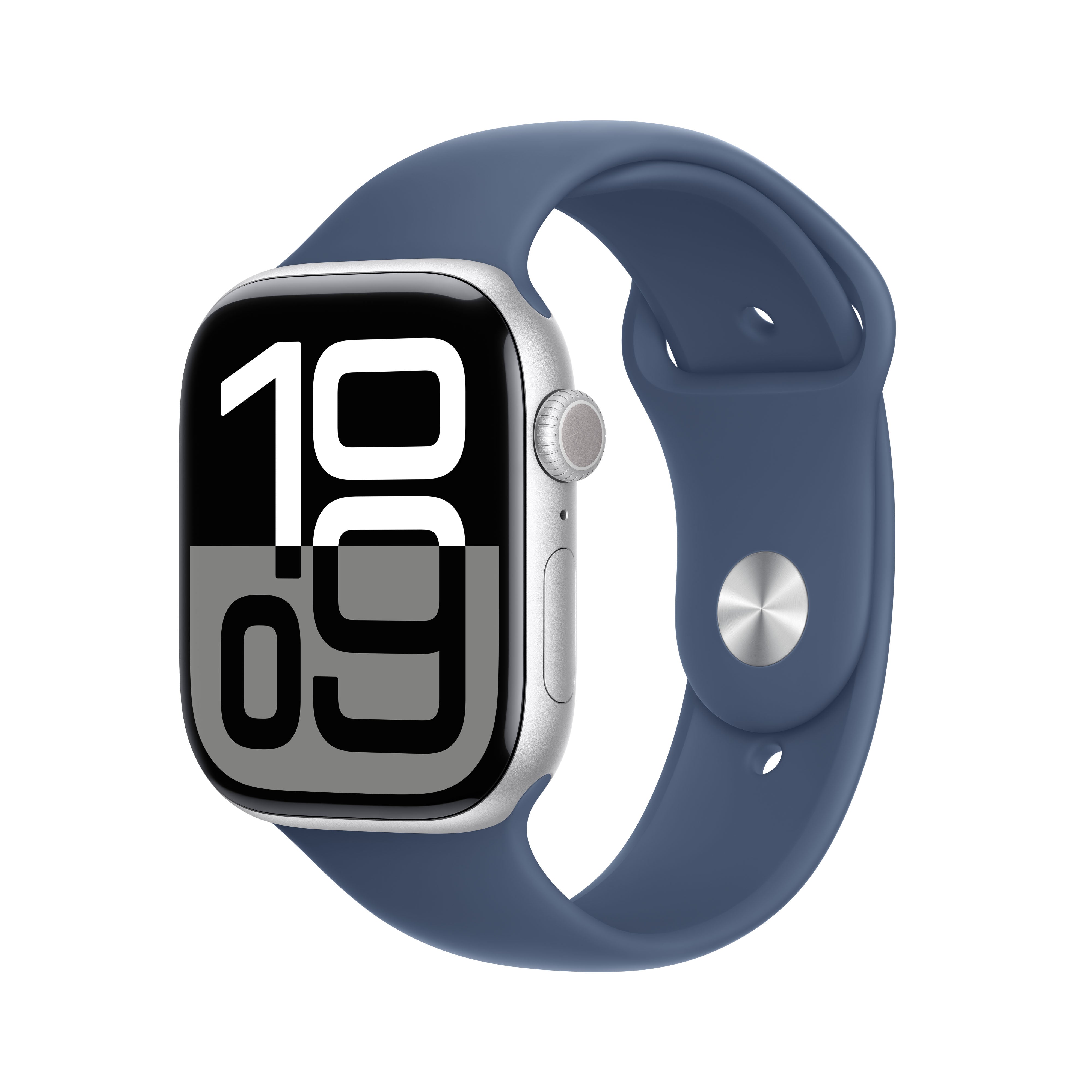 Apple Watch S10 – Smartwatch – 46 mm, GPS, OLED, 50 m, Silber, Bandgrösse S/M