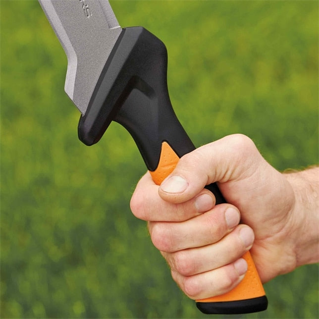 Fiskars Solid – Machete 700 mm, Klingenlänge 380 mm, Edelstahl, Kunststoffgriff, Orange