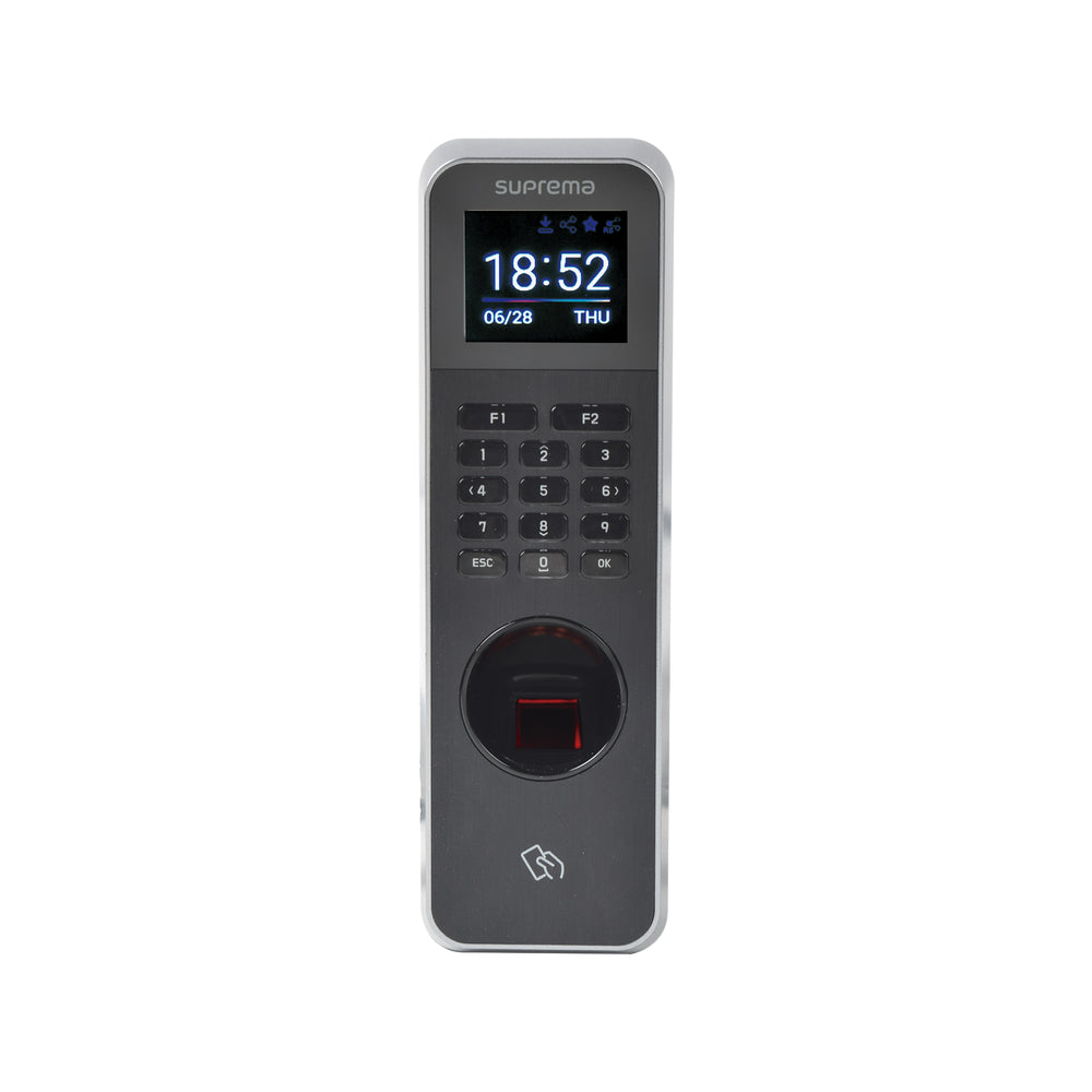 Suprema BioLite N2 Zugangskontrollleser – 13,56 MHz, NFC, BT, Fingerabdruck, 14 Tasten, IP67, Ethernet 10/100