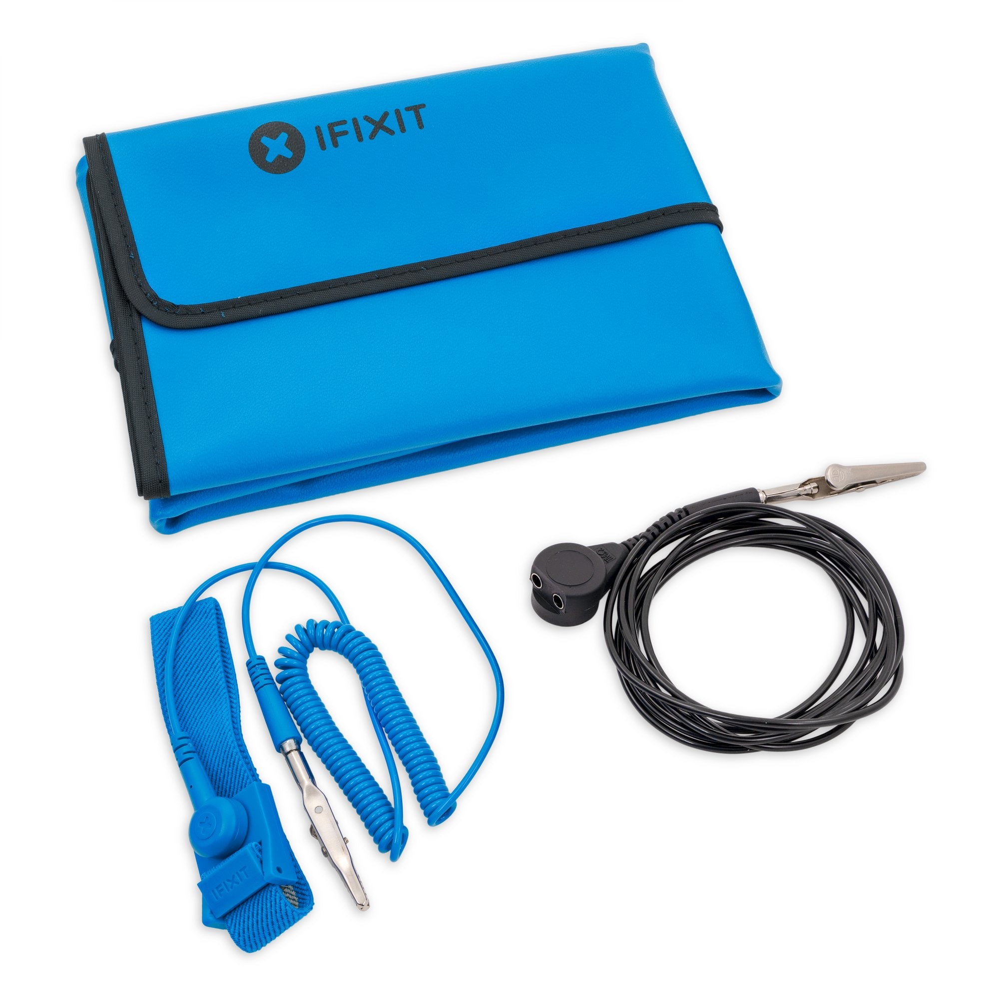 iFixit Antistatikmatte – Universal – Blau, Nylon/Polymer