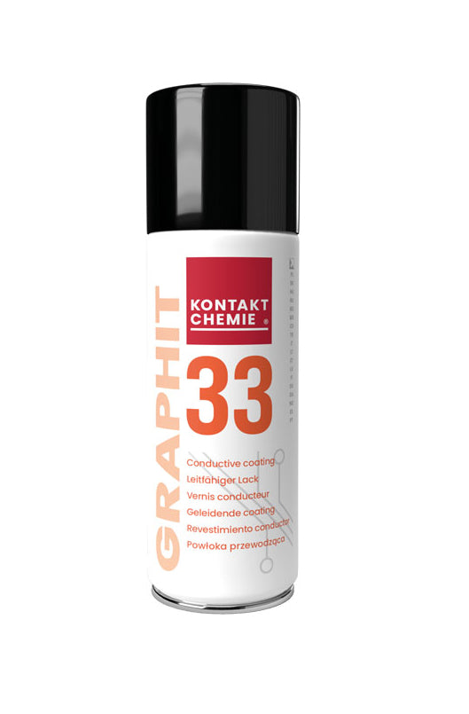 Kontakt Chemie GRAPHIT 33 Leitlack – Graphit, leitfähig – 400 ml – für Kunststoff