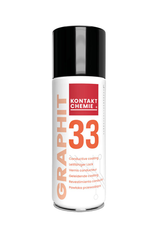 Kontakt Chemie GRAPHIT 33 Leitlack – Graphit, leitfähig – 400 ml – für Kunststoff