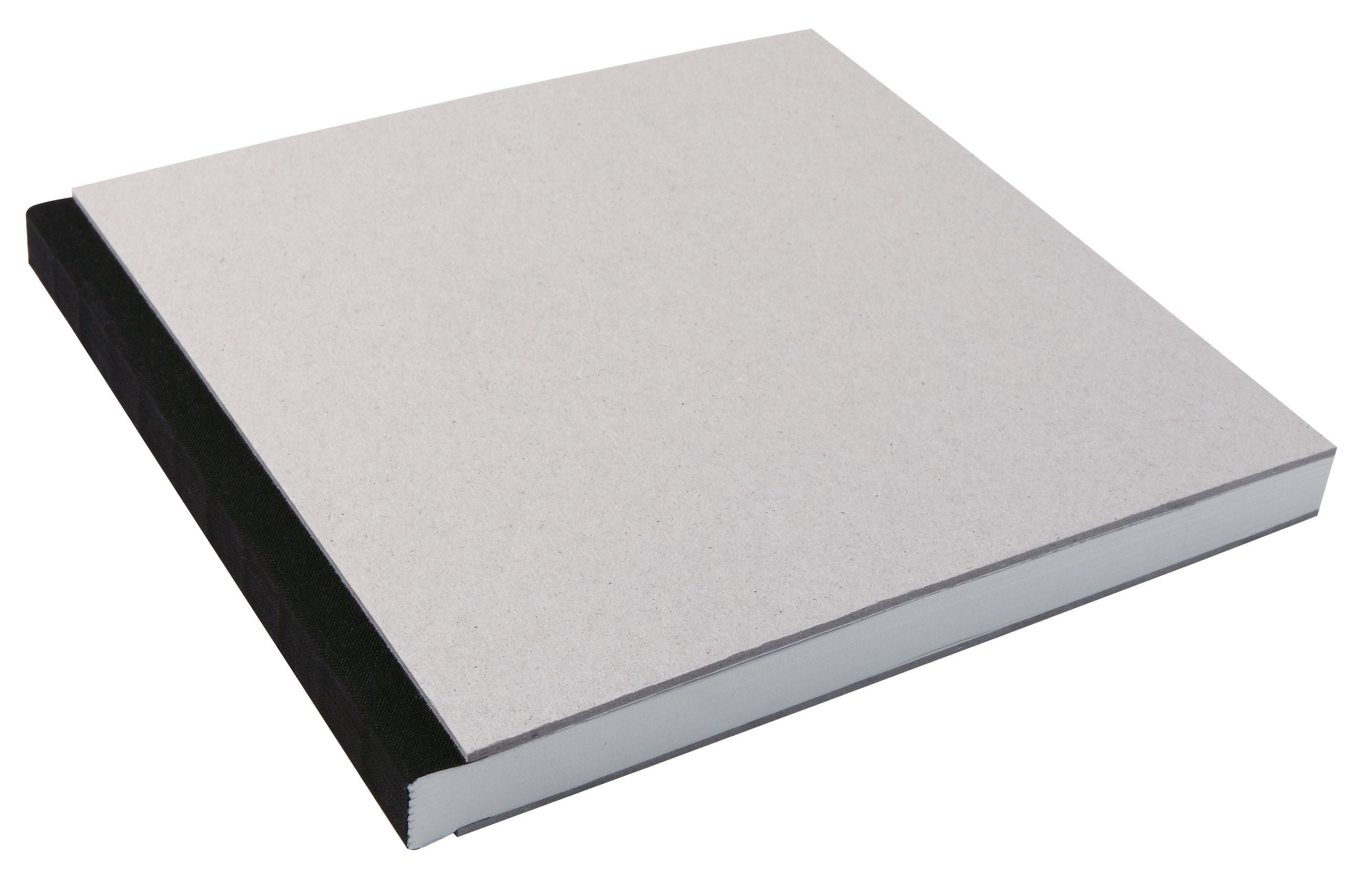 Sigel Notizbuch – 210 × 210 mm – blanko – 144 Seiten – 100 g/m² – Hardcover, schwarz