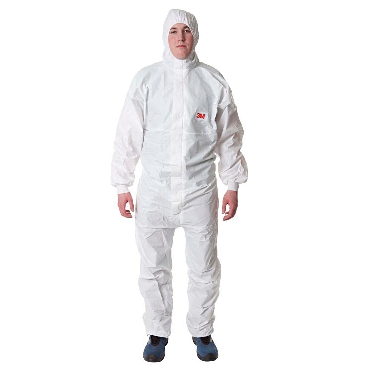 3M Schutzanzug 4500 – XL, 20 Stück – Weiss, Polypropylen, 45 g/m², mit Kapuze, CE Kat. I