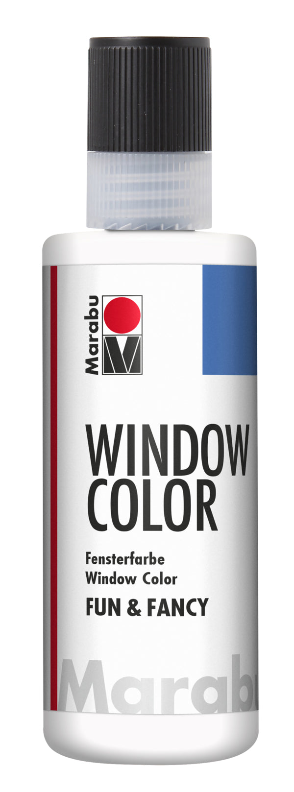 Marabu Fun & Fancy – Fenstermalfarbe – Kristallklar, 80 ml, für Glas & Porzellan