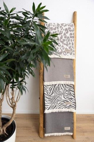 Eskimo Zafari Wohndecke – Baumwolle, Beige – 140 × 200 cm