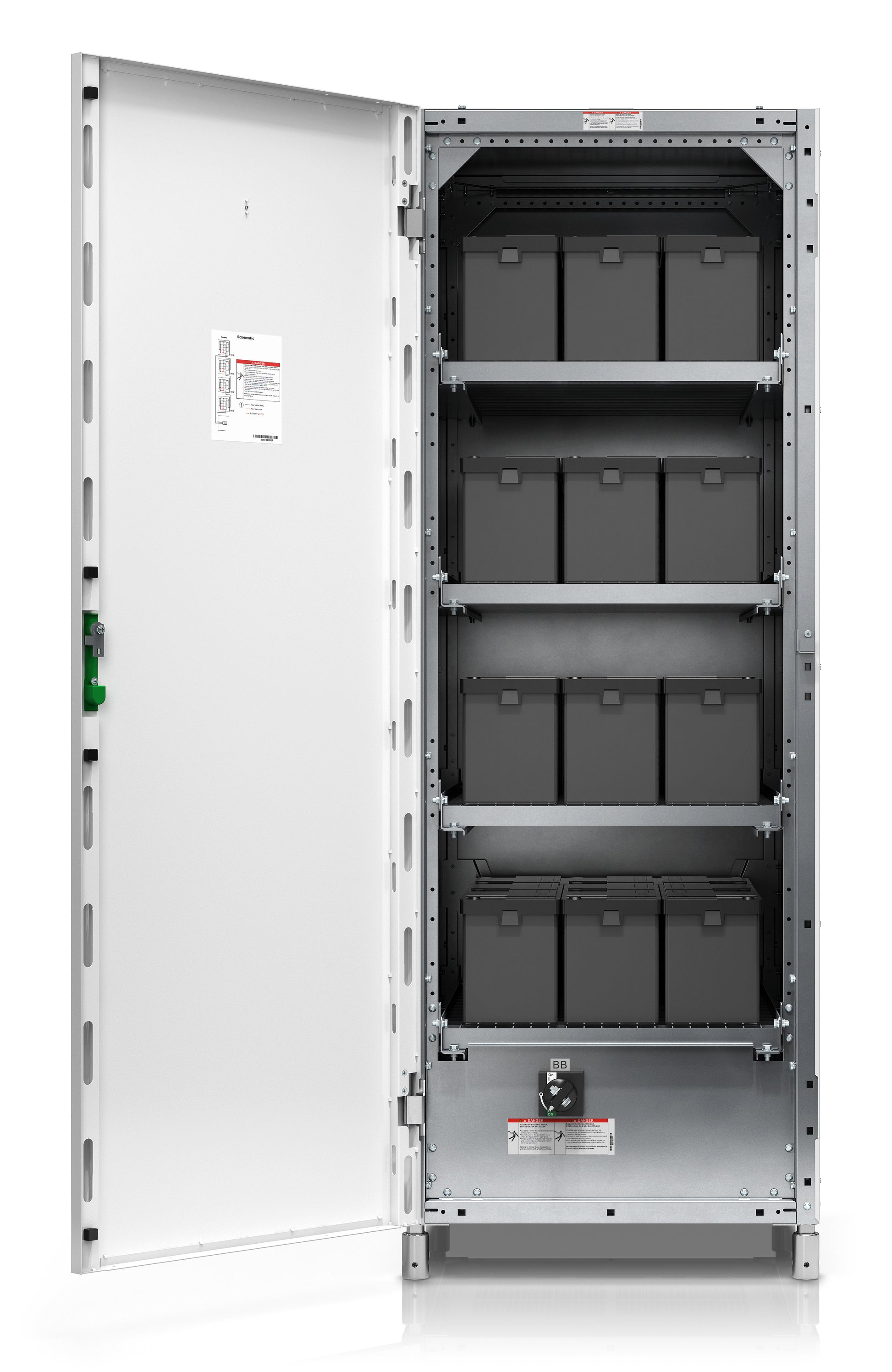 APC Galaxy VS Gehäuse – 700×830×1970 mm, Tower, Weiss