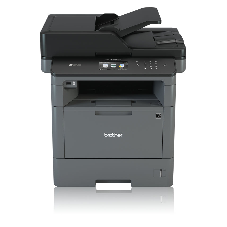 Brother MFC-L5700DN – S/W Laser-MFP A4, 4-in-1 – USB – Duplex, ADF, 50-Blatt ADF – 40 Seiten/Min. S/W