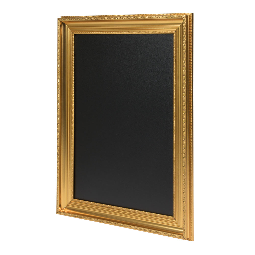 Securit Kreidetafel GOLD BOARD – 650 × 850 mm – Melamin (beschichtet), gold – für Kreidemarker – Wandmontage