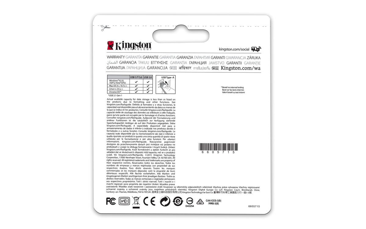 Kingston Technology Kingston DataTraveler Micro 3.1 Gen 1 – 16 GB, USB Typ-A, USB 3.2 Gen 1 (3.1 Gen 1), Lesegeschwindigkeit 100 MB/s