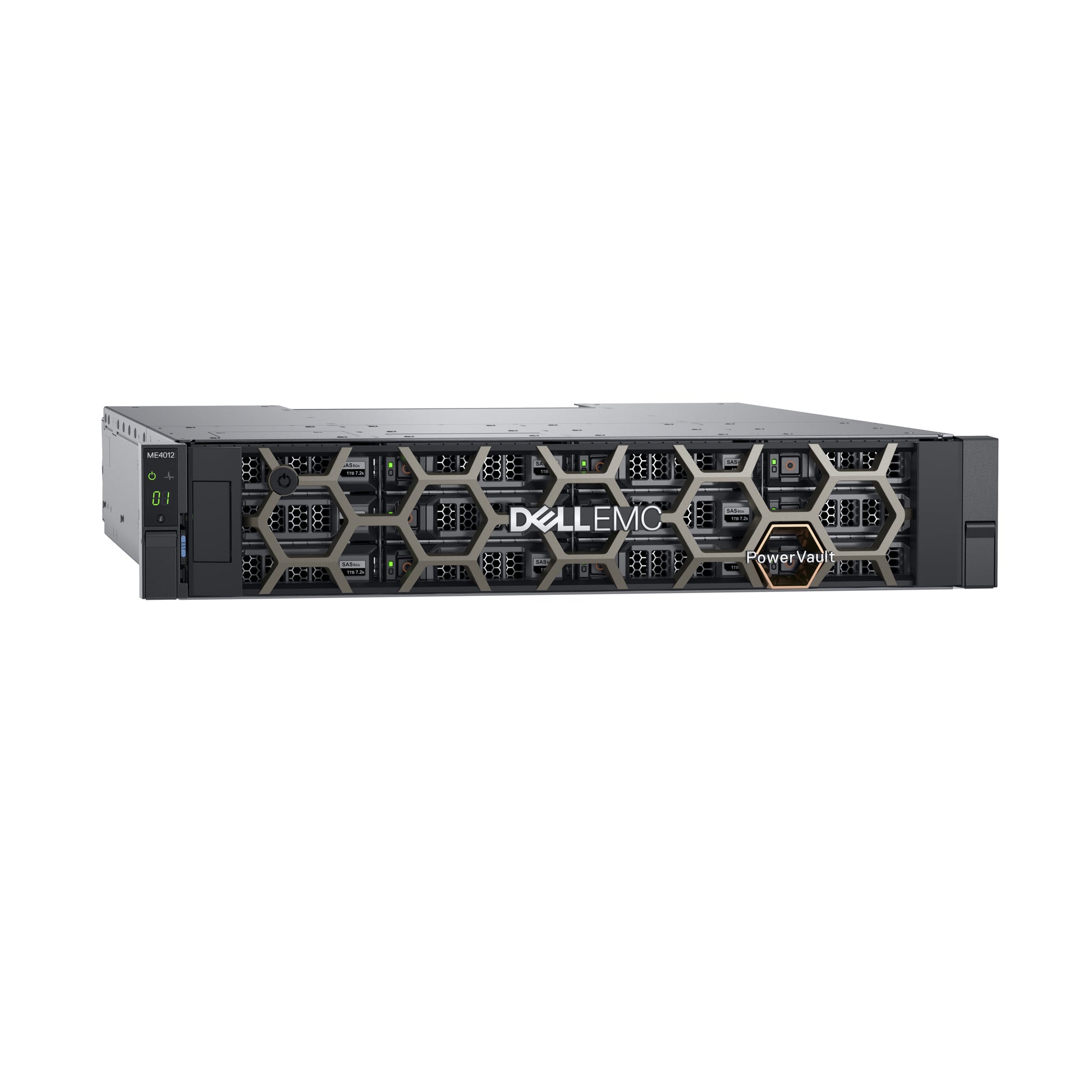 DELL PowerVault ME4012 – 12-Bay Rack 2U SAN – 24 TB HDD vorinstalliert, für 3,5" HDD/SSD, SAS