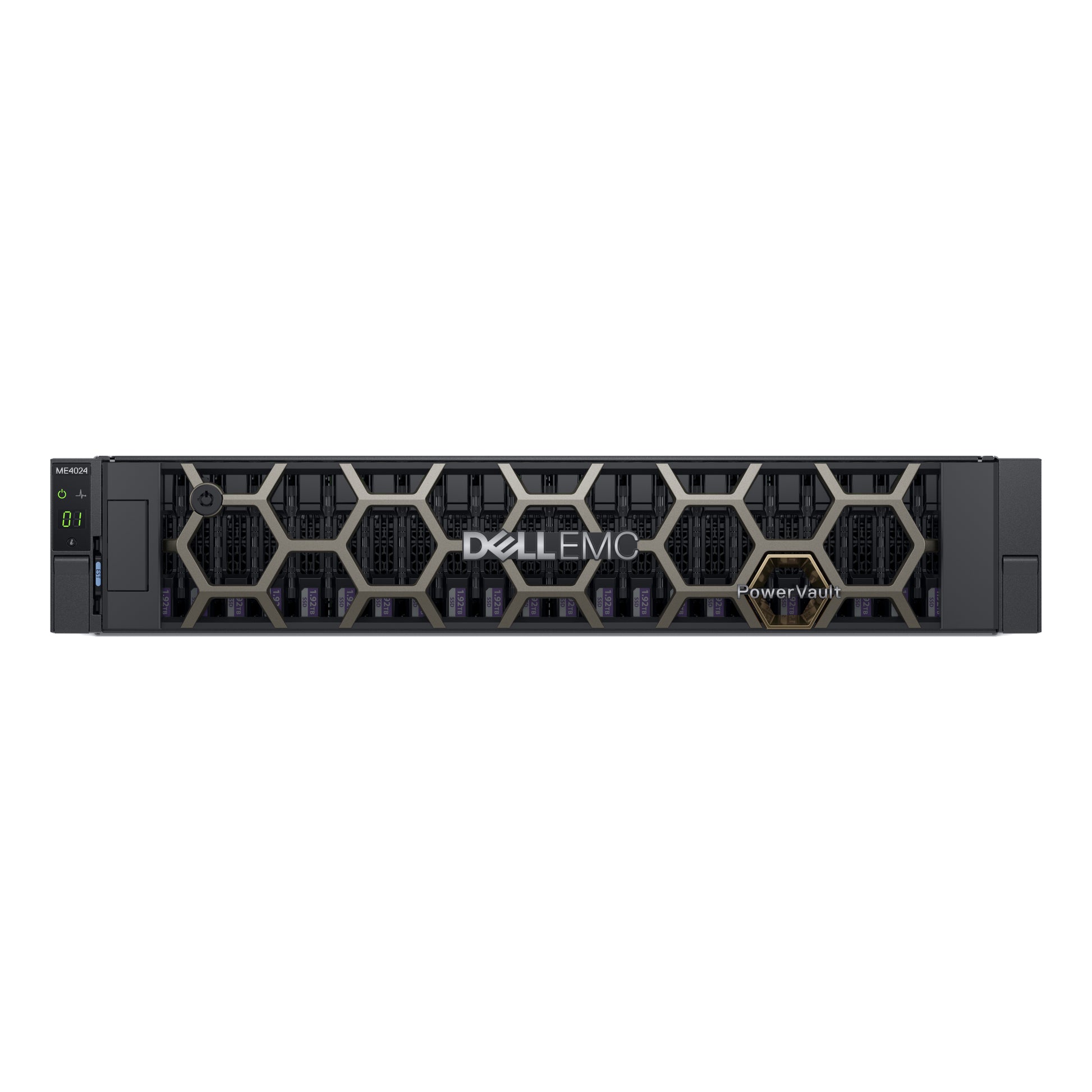 DELL ME4024 – 24-Bay Rack 2U SAN – 10GbE, redundantes Netzteil, 4,8 TB vorinstalliert, für 2,5" HDD/SSD, SAS