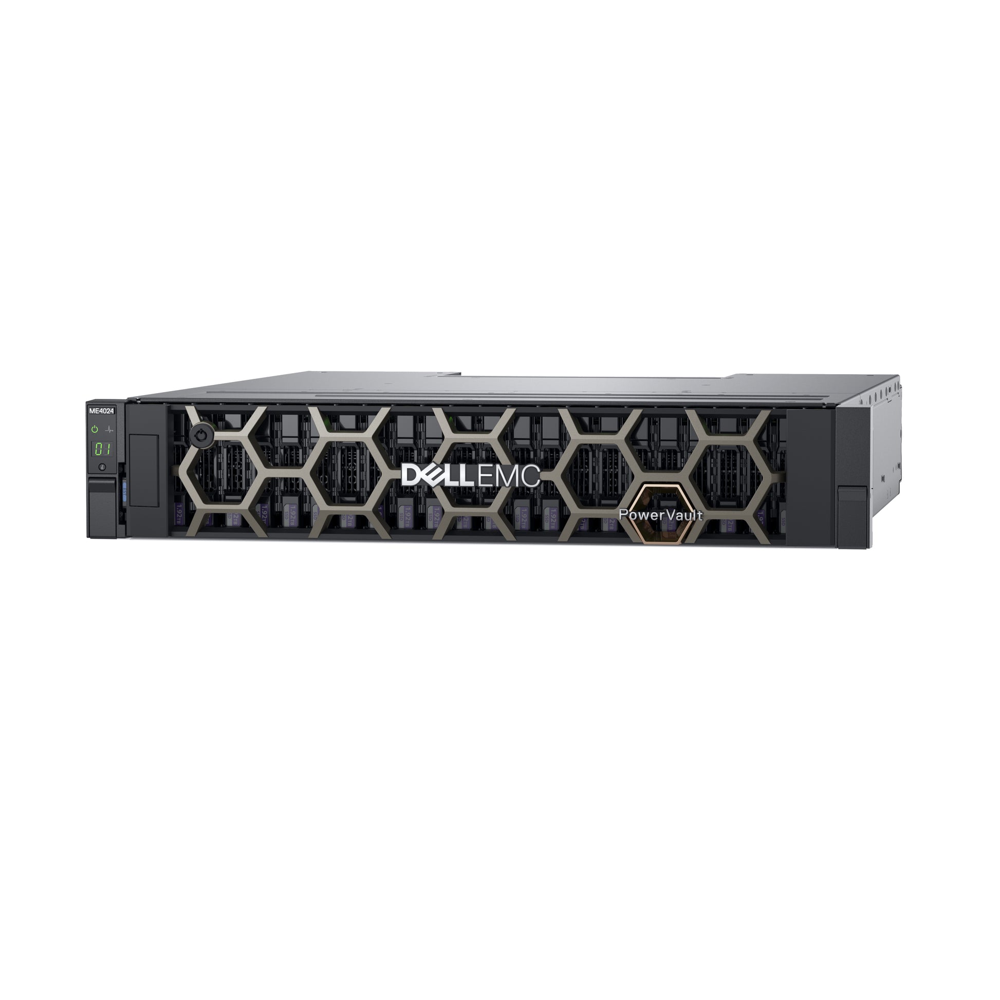 DELL EMC PowerVault ME4024 – 24-Bay Rack 2U SAN – 16Gb FC, redundantes Netzteil, 4,8 TB HDD vorinstalliert