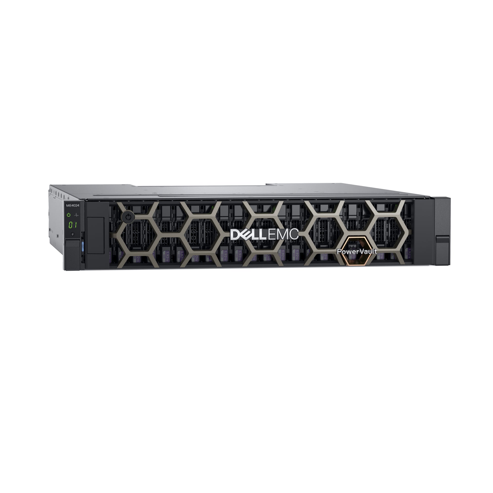 DELL ME4024 – 24-Bay Rack 2U SAN – 10GbE, redundantes Netzteil, 4,8 TB vorinstalliert, für 2,5" HDD/SSD, SAS