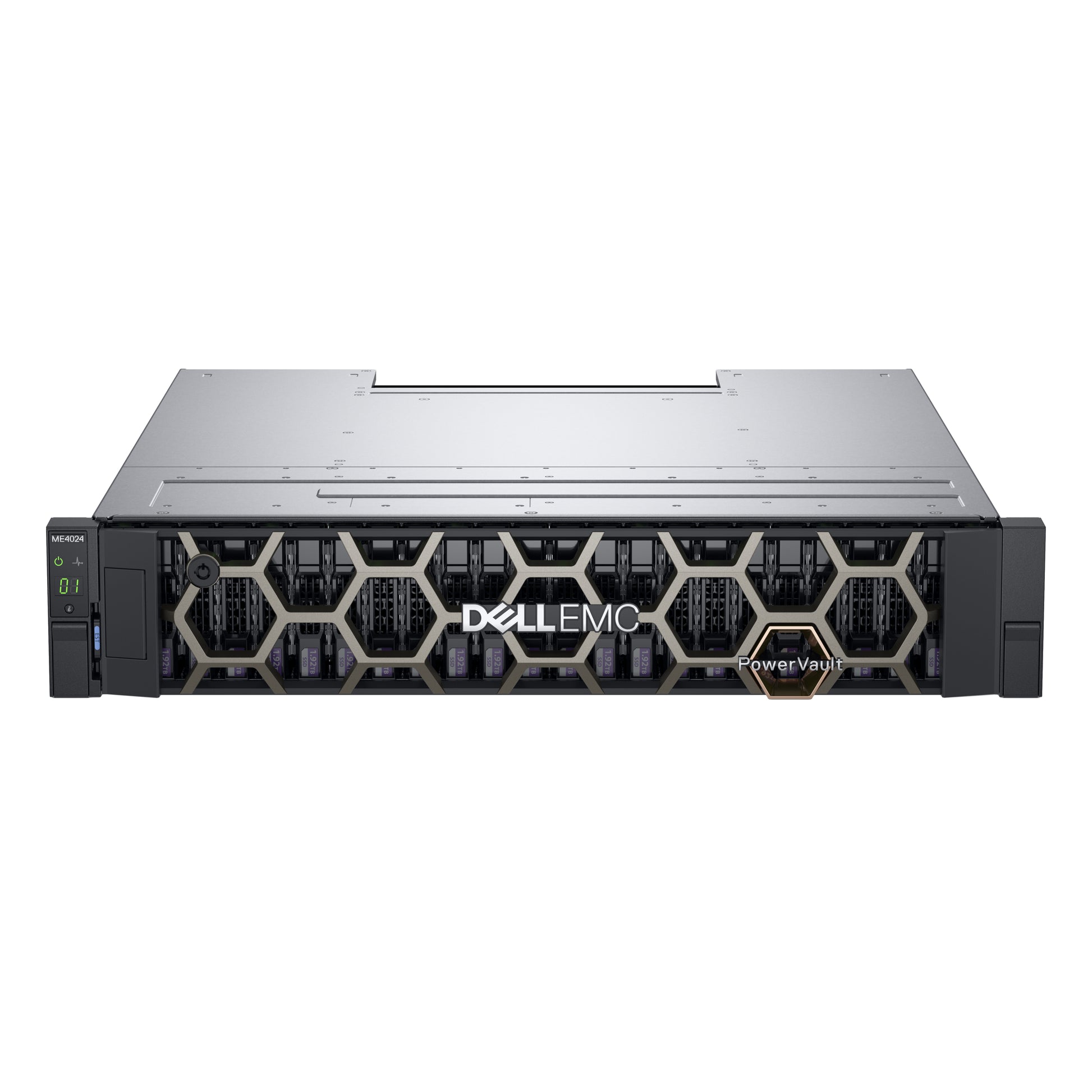 DELL PowerVault ME4024 – 24-Bay Rack 2U SAN – redundantes Netzteil, 4,8 TB HDD vorinstalliert