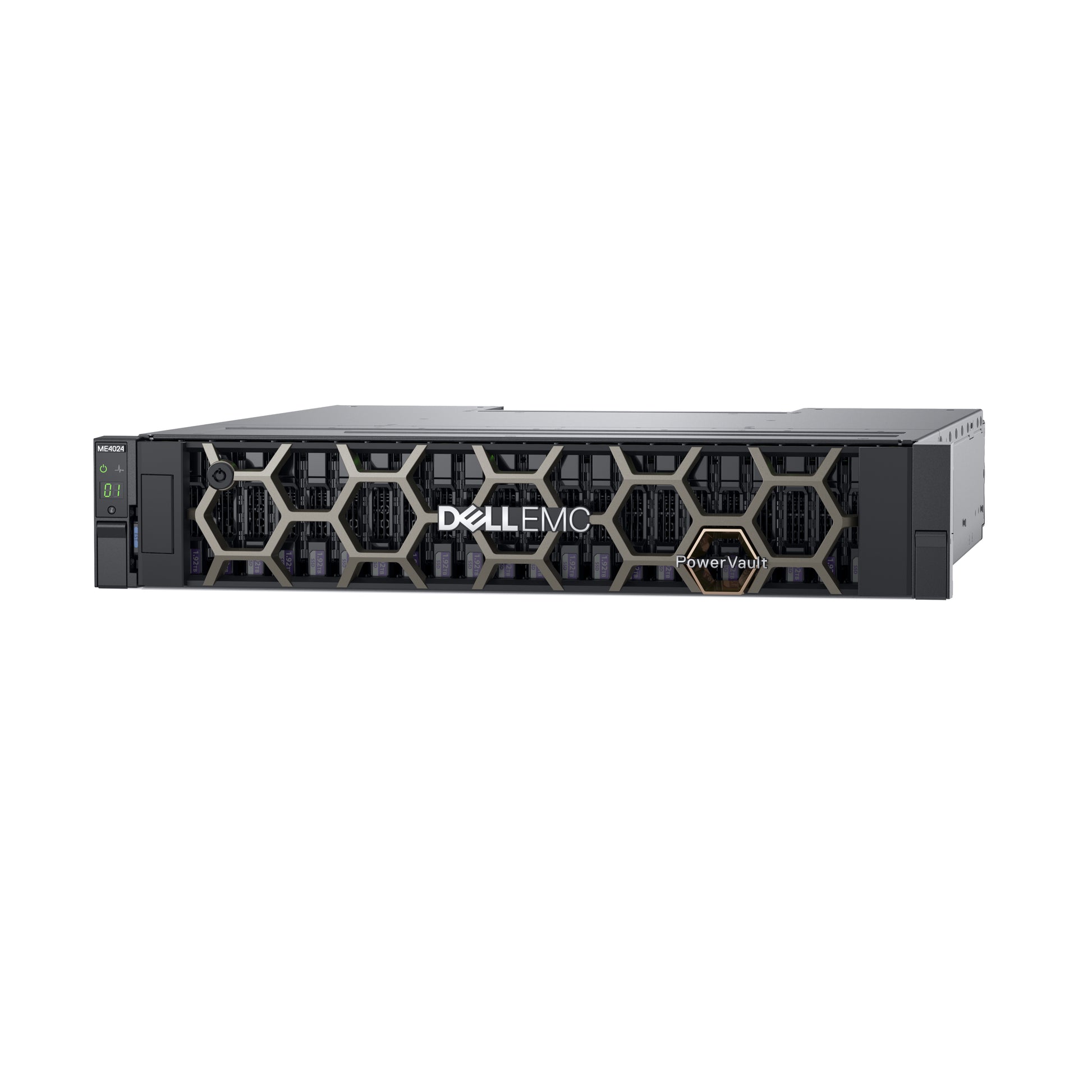 DELL PowerVault ME4024 – 24-Bay Rack 2U SAN – redundantes Netzteil, 4,8 TB HDD vorinstalliert