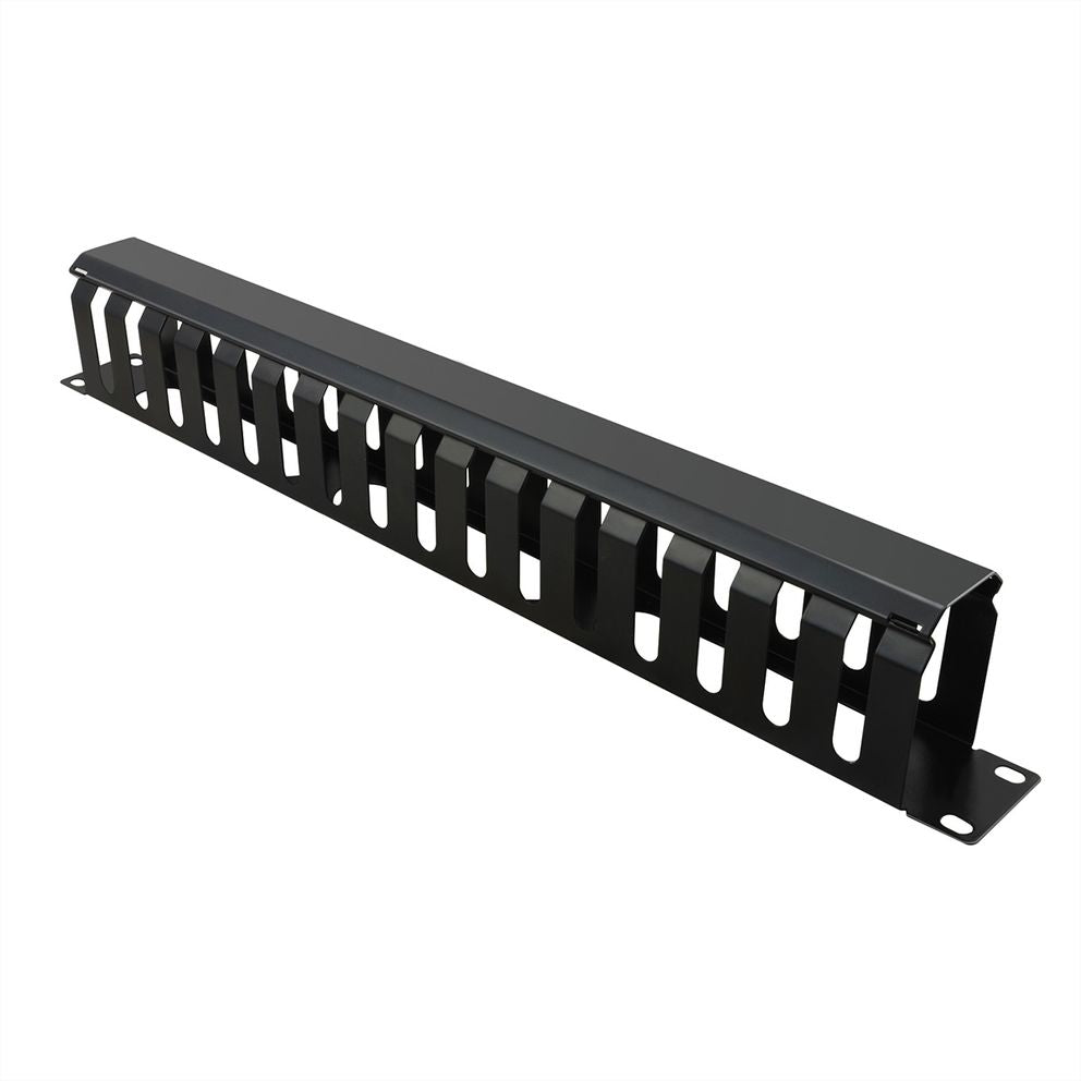 VALUE 26.99.0305 19" Kabelmanager – 483 mm – 1U – Metall – Schwarz, 1 Stk.