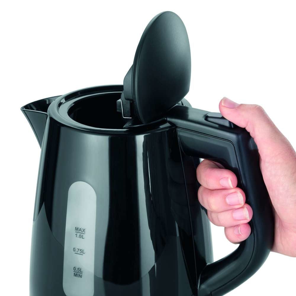 Severin Wasserkocher WK 3410 – 1 l, 2200 W, Schwarz