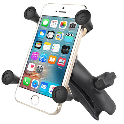 RAM Mounts Universal X-Grip – Fahrrad-/Motorrad-Halterung – für RAMMOUNT-System – Schwarz