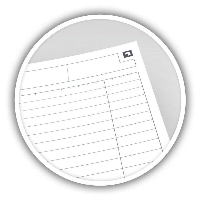 Oxford Collegeblock, 80 Blatt, 10-fach gelocht, perforiert, 80 g/m² – orange, für SCRIBZEE App