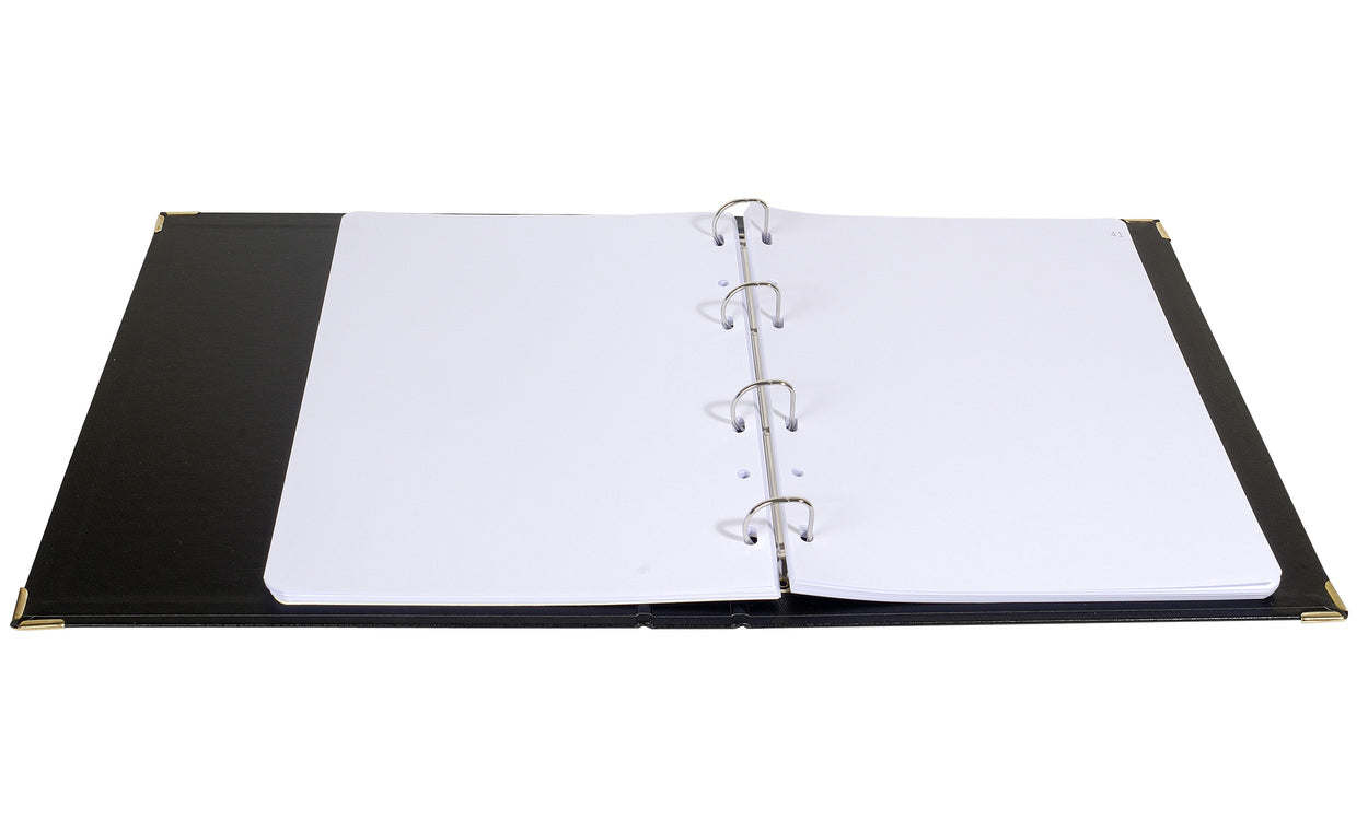 Exacompta Ringbuch – 4 D-Ringe – für A4 – Abgerundete Kanten