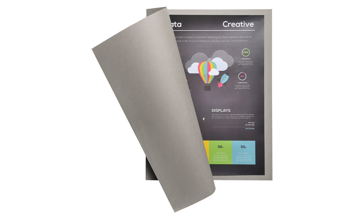 Exacompta Heftschoner – A4 – Karton – Grau – 240 × 320 mm – 100 Stk.