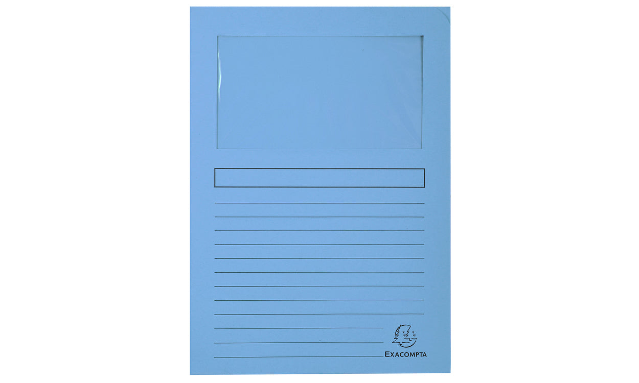 Exacompta Organisationsmappe FOREVER A4, mit Sichtfenster, 120 g/m², assortiert – 960 Stück