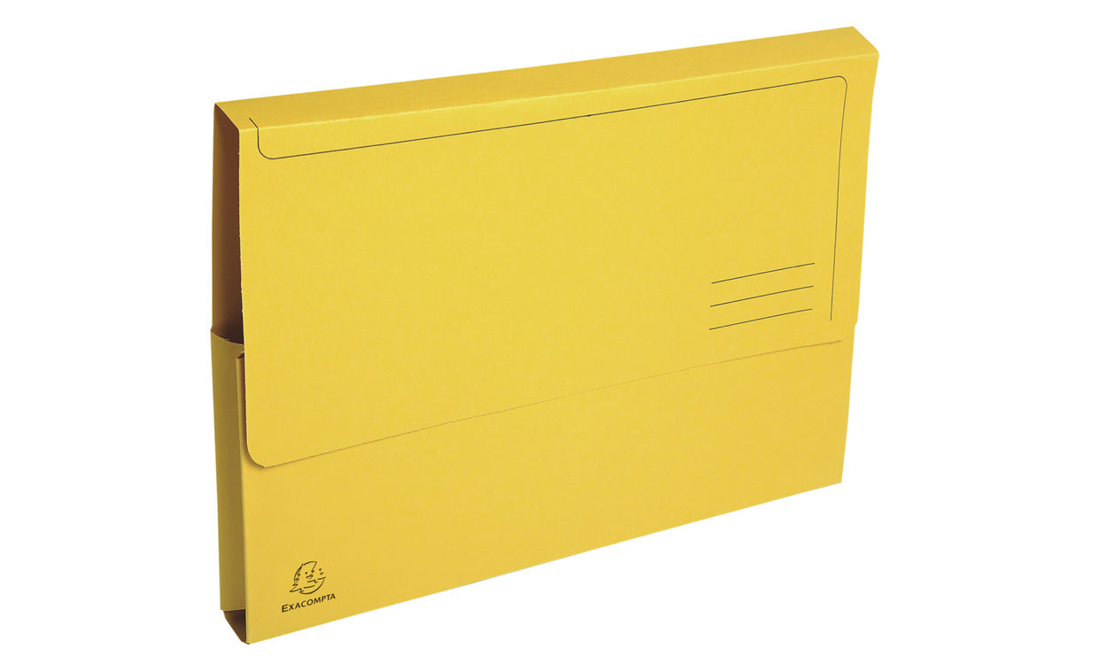 Exacompta Sammelmappe für A4, Karton, Gelb