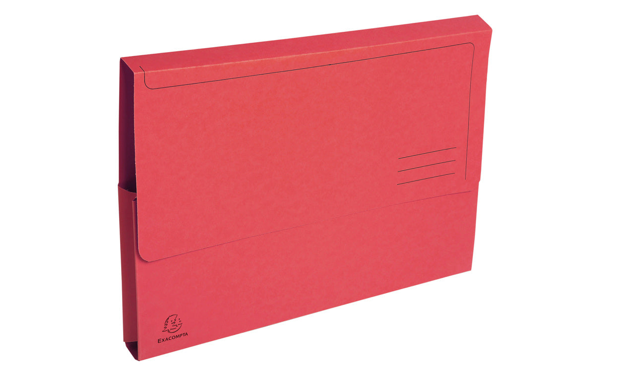 Exacompta Sammelmappe für A4, Karton, Rot