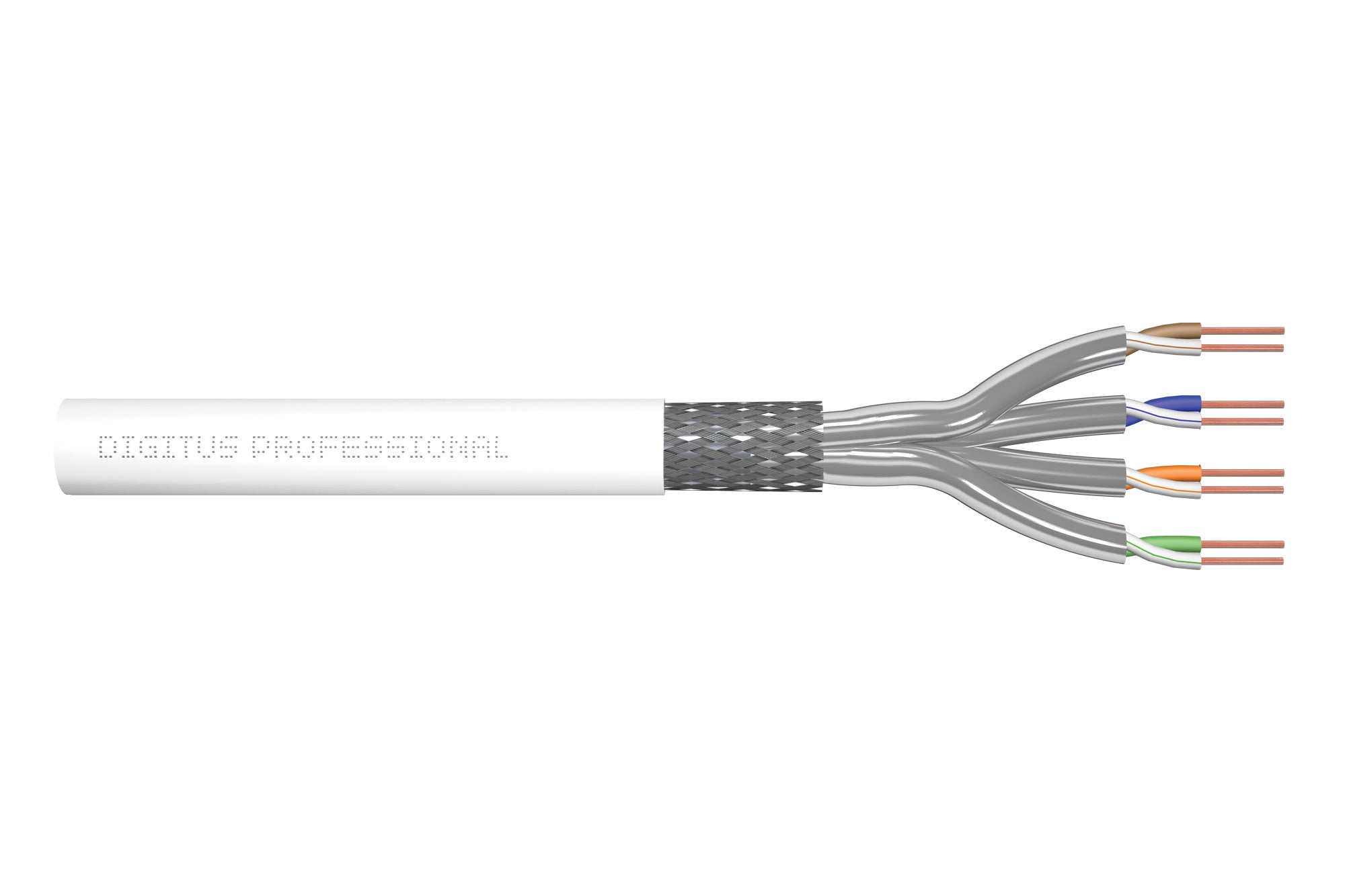 Digitus Cat 7 S/FTP Installationskabel – 305 m, Grau