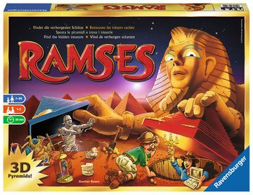 Ravensburger Ramses – Kartenspiel, 1–5 Spieler, ab 7 Jahren, 30 Min., DE/EN/FR/IT/NL