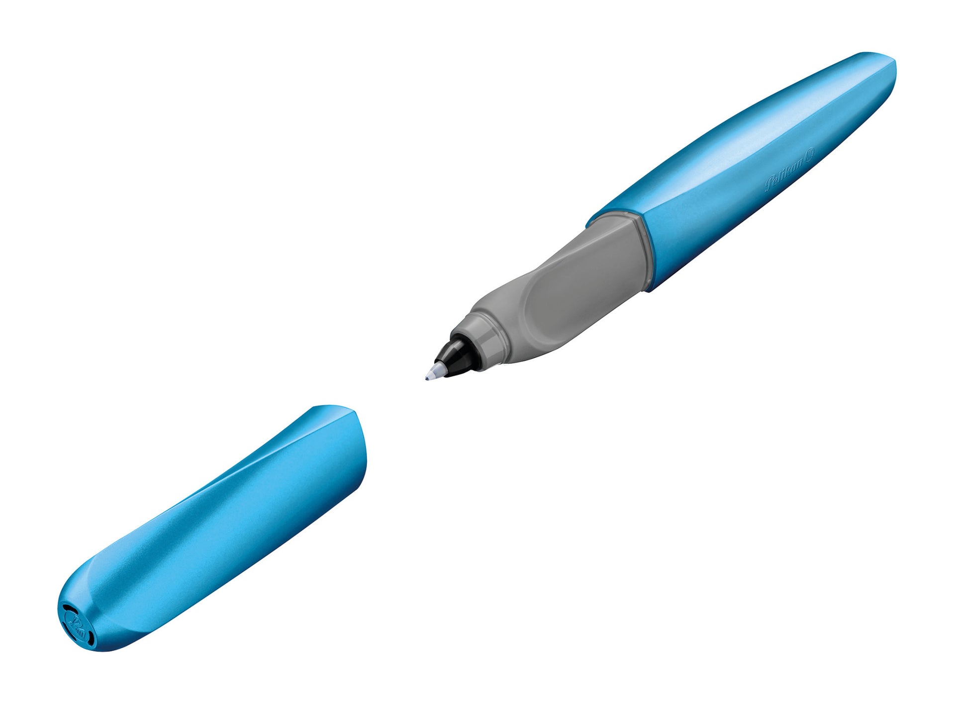 Pelikan Twist Classy Neutrals – Tintenroller, 0,3 mm, Königsblau, Drehmechanik, Kunststoff
