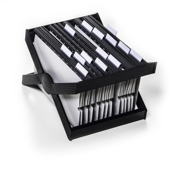 Durable Carry 260058 Hängemappenwagen – 1 Stück, Anthrazit, Polystyrol (PS), B 362 × H 260 × T 320 mm